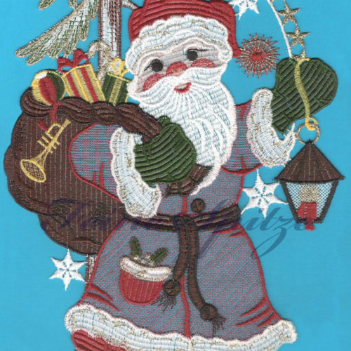 Fensterbild Santa