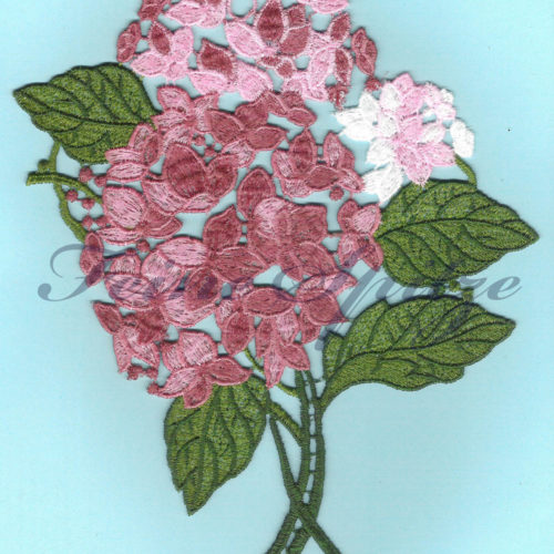Fensterbild Hortensie
