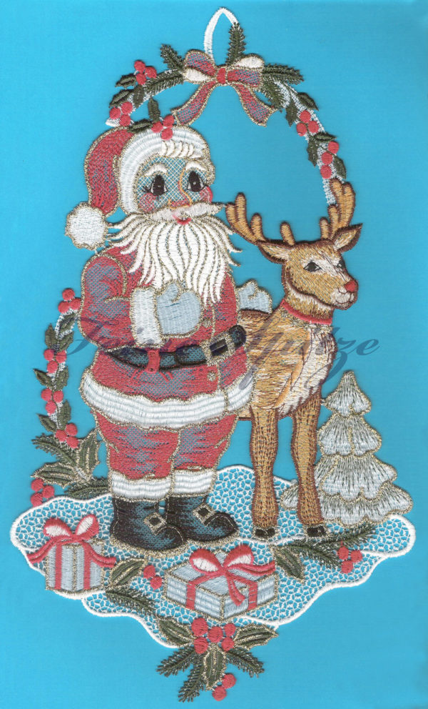 Fensterbild Santa Claus