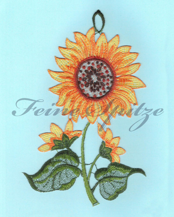 Fensterbild Sonnenblume
