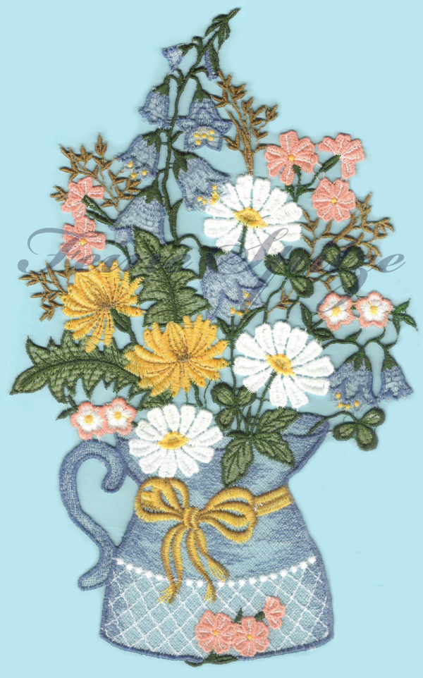 Fensterbild Wildblumen