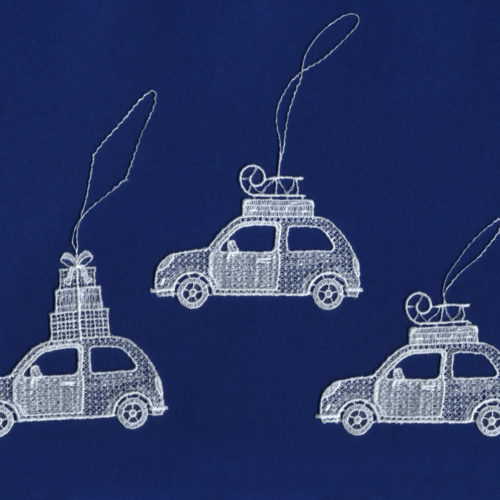 Weihnachtsanhängerset  Auto