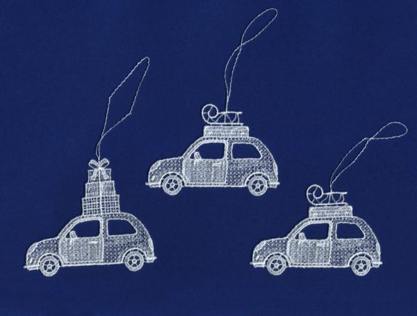 Weihnachtsanhängerset  Auto