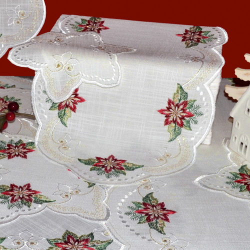 Tischläufer Altenberg Weihnachtskranz