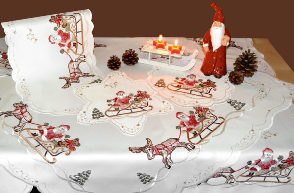 Tischdecke Weihnachtsmann