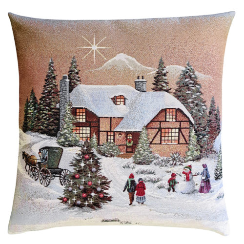 Weihnachtskissen Wintertraum