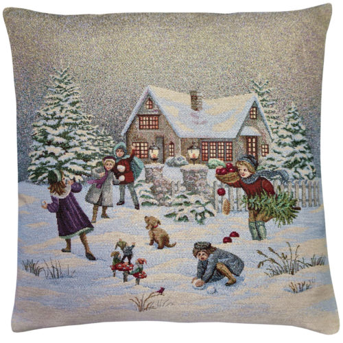 Weihnachtskissen Winterzauber