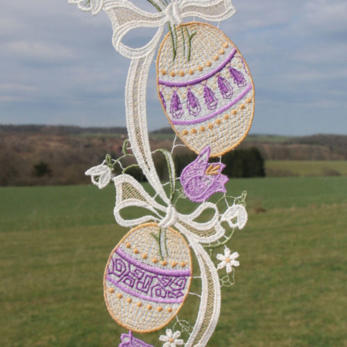 Fensterbild Eierband
