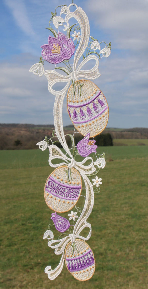 Fensterbild Eierband